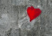 Canvas Banksy: Girl with Balloon - Urban Graffiti with Heart and Stairs 97557 additionalThumb 4