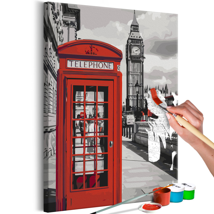 Paint by Number Kit Telephone Booth 114467 additionalImage 3