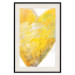 Wall Poster Sunny Heart - abstraction with a love symbol in shades of yellow 117767 additionalThumb 18