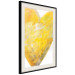 Wall Poster Sunny Heart - abstraction with a love symbol in shades of yellow 117767 additionalThumb 3