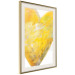 Wall Poster Sunny Heart - abstraction with a love symbol in shades of yellow 117767 additionalThumb 2