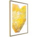 Wall Poster Sunny Heart - abstraction with a love symbol in shades of yellow 117767 additionalThumb 6