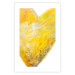 Wall Poster Sunny Heart - abstraction with a love symbol in shades of yellow 117767 additionalThumb 25