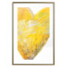 Wall Poster Sunny Heart - abstraction with a love symbol in shades of yellow 117767 additionalThumb 16