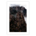 Poster High Mountains - landscape with a view of mountain peaks in dense fog 118467 additionalThumb 25
