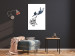 Canvas Art Print Fly away shopping - minimalist Banksy style graphics 118667 additionalThumb 3