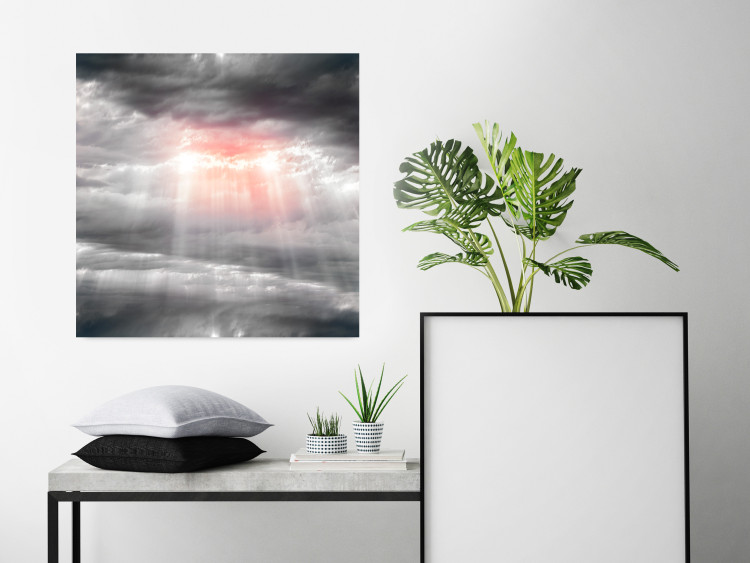 Wall Poster Providence - landscape of the sky with the sun breaking through clouds 120467 additionalImage 17