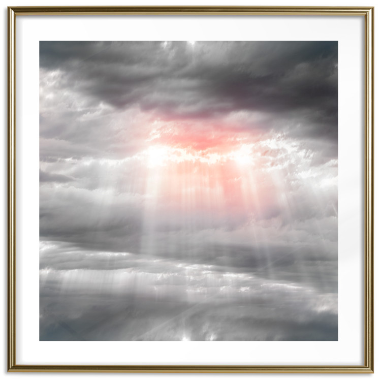 Wall Poster Providence - landscape of the sky with the sun breaking through clouds 120467 additionalImage 14