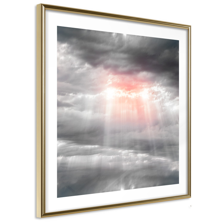 Wall Poster Providence - landscape of the sky with the sun breaking through clouds 120467 additionalImage 6