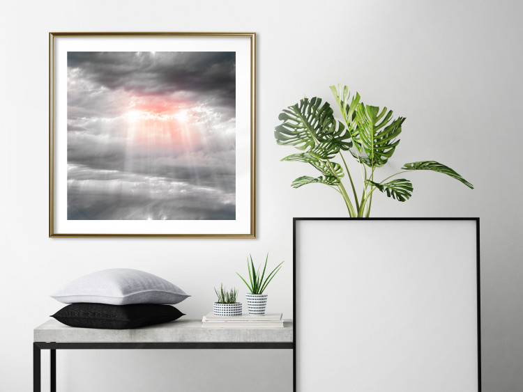 Wall Poster Providence - landscape of the sky with the sun breaking through clouds 120467 additionalImage 13
