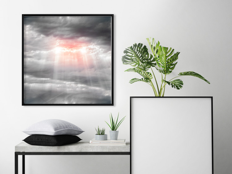 Wall Poster Providence - landscape of the sky with the sun breaking through clouds 120467 additionalImage 3