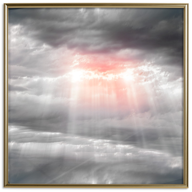 Wall Poster Providence - landscape of the sky with the sun breaking through clouds 120467 additionalImage 16