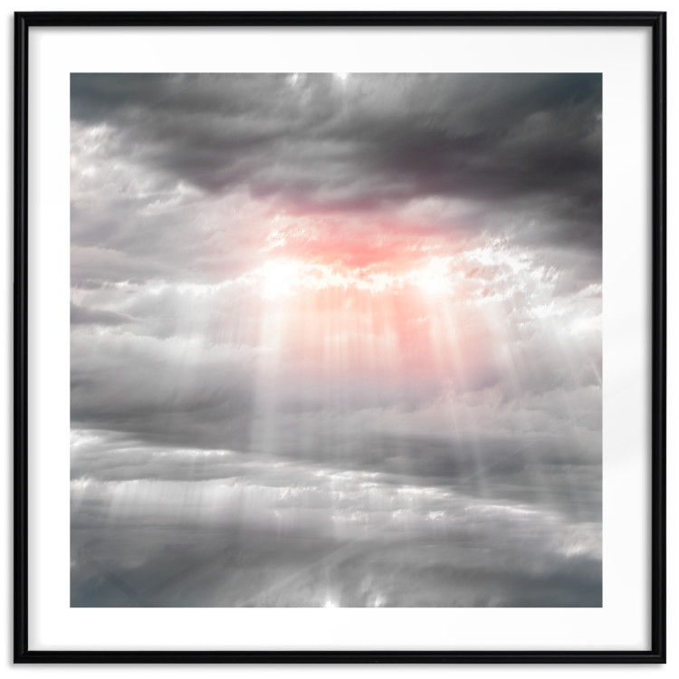 Wall Poster Providence - landscape of the sky with the sun breaking through clouds 120467 additionalImage 15