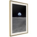Wall Poster Far from Home - view from the moon to planet Earth in deep space 123167 additionalThumb 2