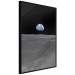 Wall Poster Far from Home - view from the moon to planet Earth in deep space 123167 additionalThumb 10