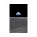 Wall Poster Far from Home - view from the moon to planet Earth in deep space 123167 additionalThumb 25