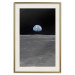 Wall Poster Far from Home - view from the moon to planet Earth in deep space 123167 additionalThumb 19