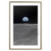 Wall Poster Far from Home - view from the moon to planet Earth in deep space 123167 additionalThumb 16