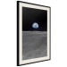 Wall Poster Far from Home - view from the moon to planet Earth in deep space 123167 additionalThumb 3