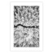 Poster Cold Stream - black and white winter landscape of a snow-covered forest 123367 additionalThumb 19