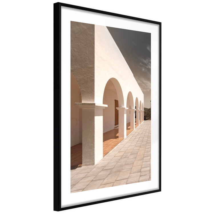 Poster Sunny Arcades - stone walkway and architecture in sunlight 123767 additionalImage 3