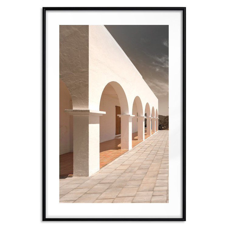 Poster Sunny Arcades - stone walkway and architecture in sunlight 123767 additionalImage 17