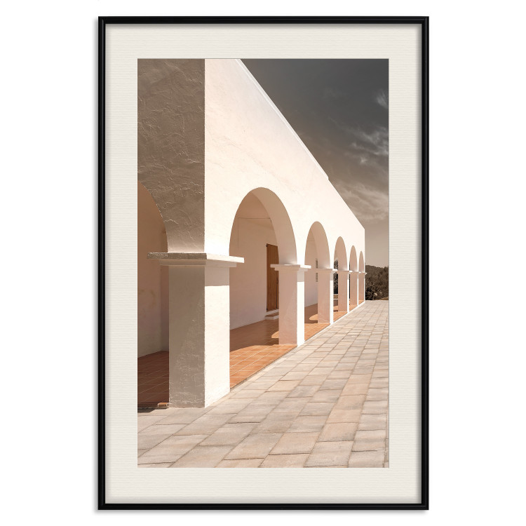 Poster Sunny Arcades - stone walkway and architecture in sunlight 123767 additionalImage 18