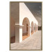 Poster Sunny Arcades - stone walkway and architecture in sunlight 123767 additionalThumb 16