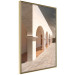 Poster Sunny Arcades - stone walkway and architecture in sunlight 123767 additionalThumb 2