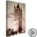 Canvas Art Print Tower of Tower Bridge - photo of London architecture in night light 123867 additionalThumb 6