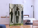 Room Divider Screen Man or Animal? (3-piece) - three human figures with animal heads 124267 additionalThumb 2