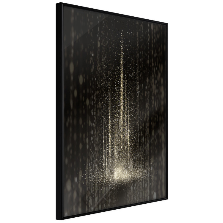 Poster Snowstorm - landscape of falling snowflakes' glow against a night backdrop 125067 additionalImage 10