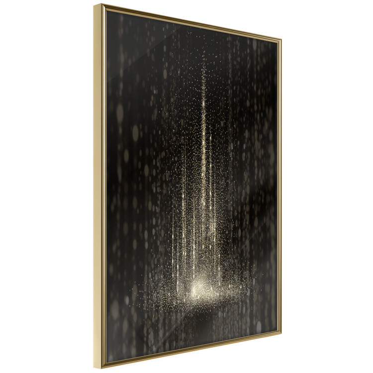 Poster Snowstorm - landscape of falling snowflakes' glow against a night backdrop 125067 additionalImage 12