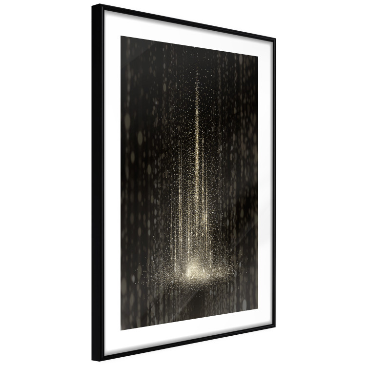 Poster Snowstorm - landscape of falling snowflakes' glow against a night backdrop 125067 additionalImage 11