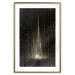 Poster Snowstorm - landscape of falling snowflakes' glow against a night backdrop 125067 additionalThumb 14