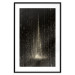 Poster Snowstorm - landscape of falling snowflakes' glow against a night backdrop 125067 additionalThumb 15
