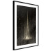 Poster Snowstorm - landscape of falling snowflakes' glow against a night backdrop 125067 additionalThumb 11