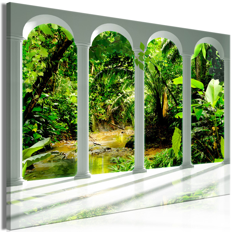 Canvas Print Jungle Charm (1 Part) Wide 125167 additionalImage 2
