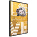 Poster I Love You like You Love Me - English text on a yellow background 125367 additionalThumb 12