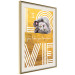 Poster I Love You like You Love Me - English text on a yellow background 125367 additionalThumb 2