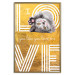 Poster I Love You like You Love Me - English text on a yellow background 125367 additionalThumb 20