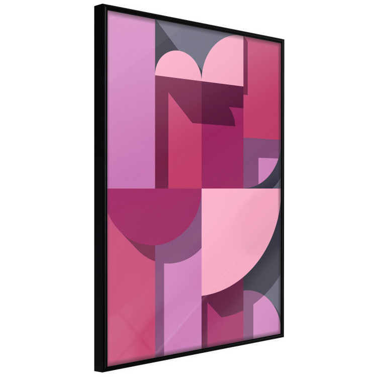 Wall Poster Abstract Home - various geometric figures in shades of pink 125467 additionalImage 10