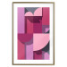 Wall Poster Abstract Home - various geometric figures in shades of pink 125467 additionalThumb 14