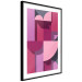 Wall Poster Abstract Home - various geometric figures in shades of pink 125467 additionalThumb 11