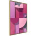 Wall Poster Abstract Home - various geometric figures in shades of pink 125467 additionalThumb 12