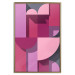 Wall Poster Abstract Home - various geometric figures in shades of pink 125467 additionalThumb 16