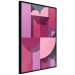 Wall Poster Abstract Home - various geometric figures in shades of pink 125467 additionalThumb 10