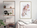Poster Spring in Japan - branch with pink flowers on a bright white background 125867 additionalThumb 15