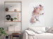 Poster Spring in Japan - branch with pink flowers on a bright white background 125867 additionalThumb 20