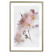 Poster Spring in Japan - branch with pink flowers on a bright white background 125867 additionalThumb 27